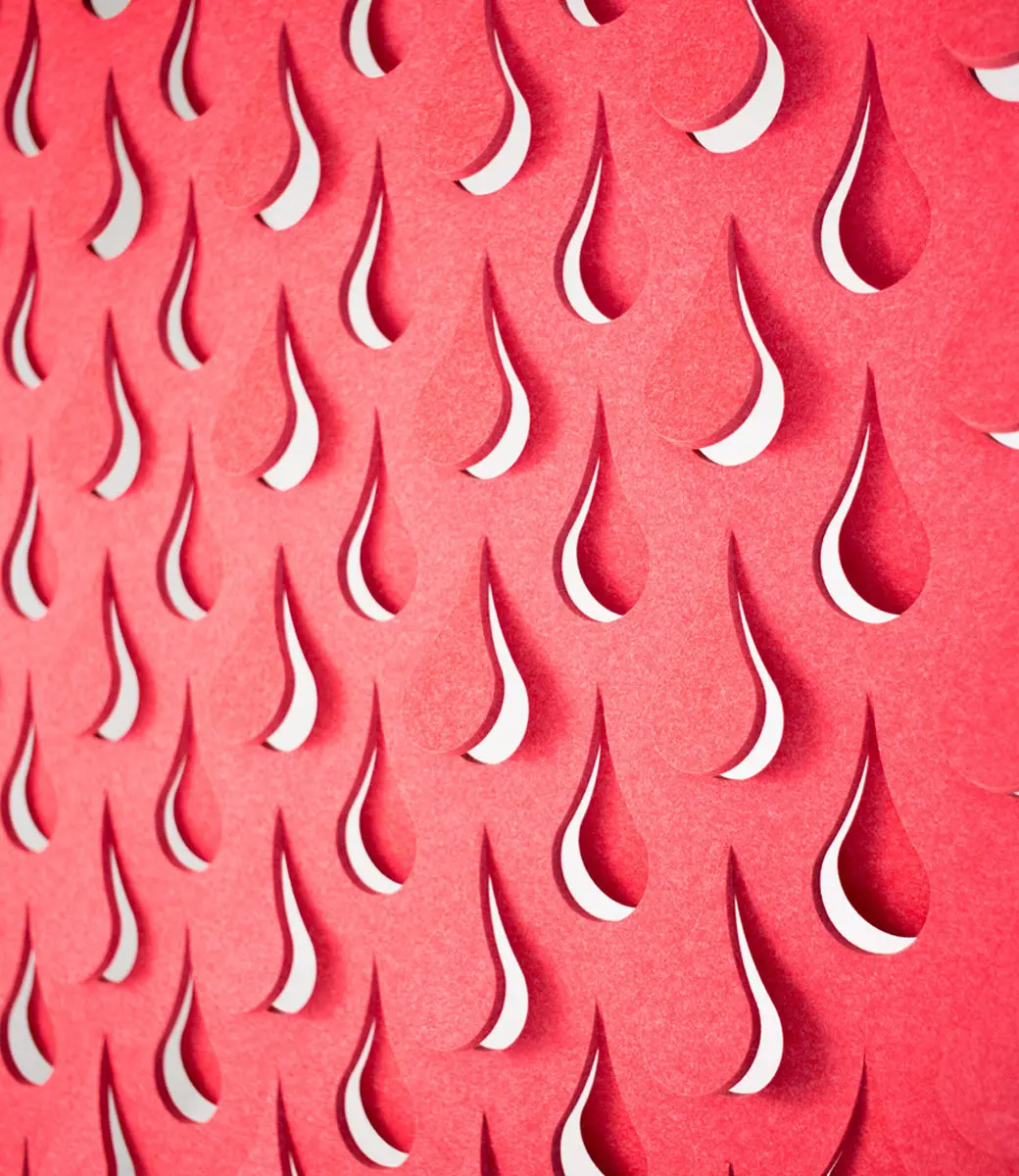 Folding Acoustic Screen Close up Style 2