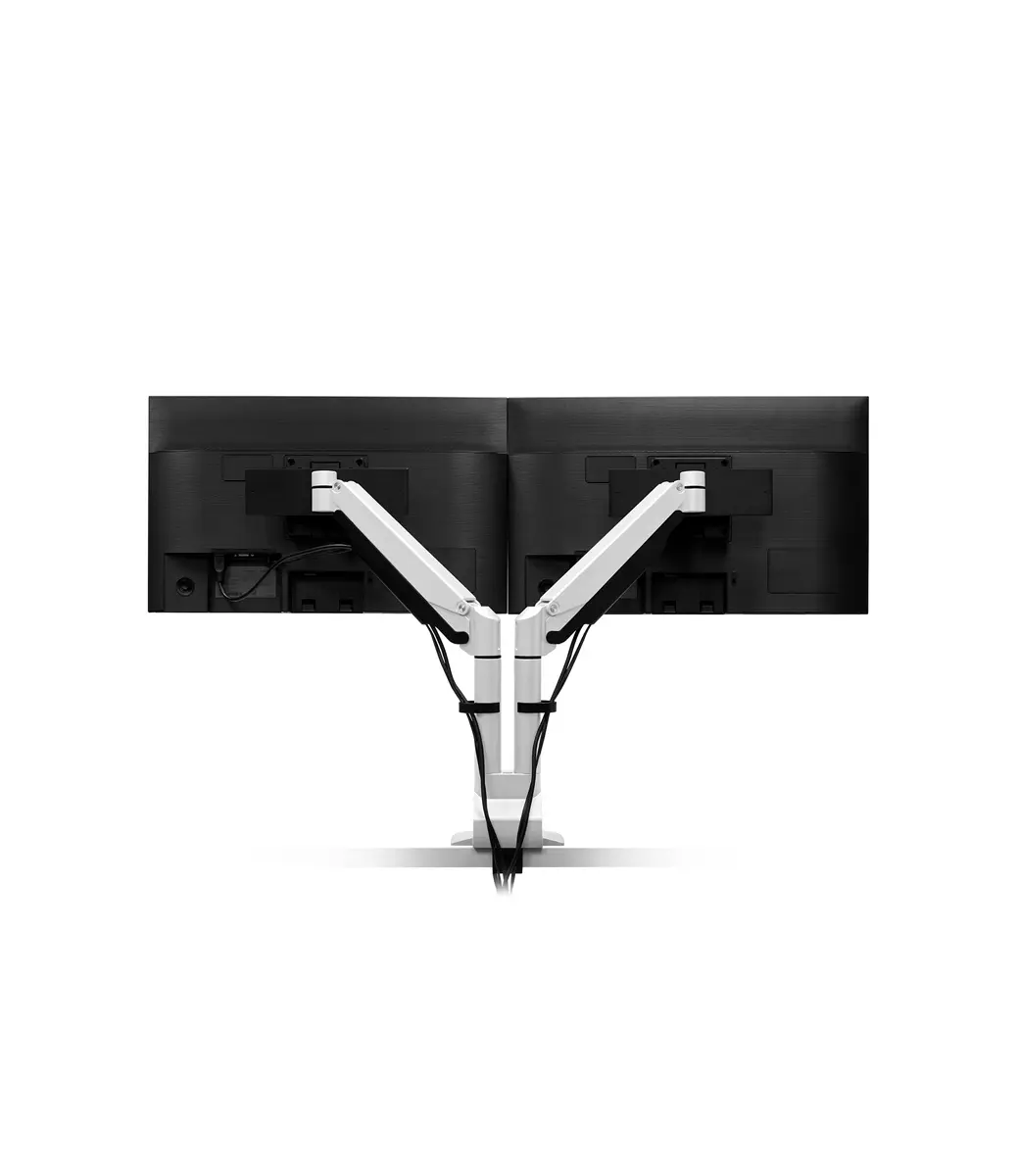 E2 Dual Monitor Arm Cable Management