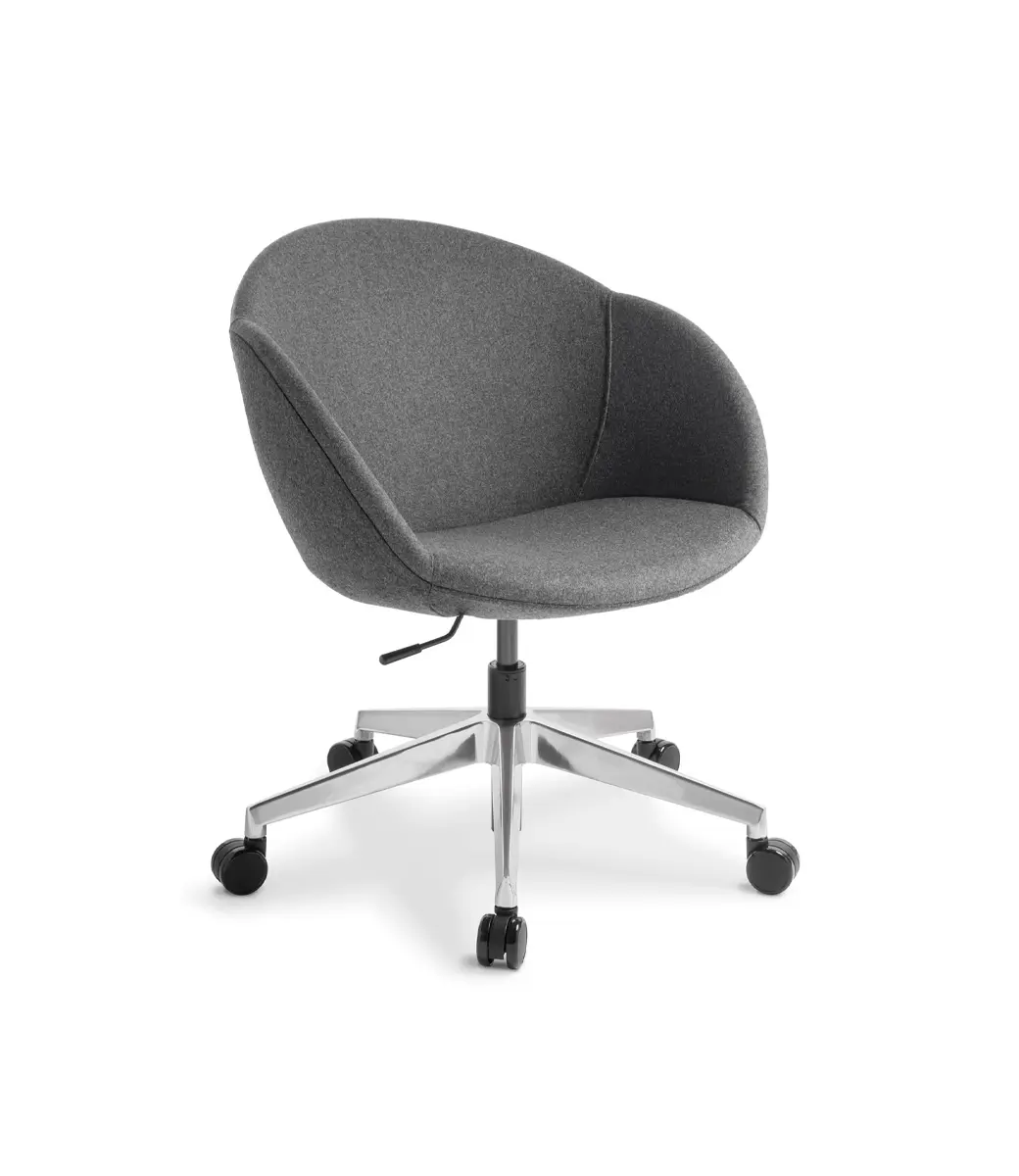 Amelia 5 Star Swivel Chrome Augustus Gunmetal Oc