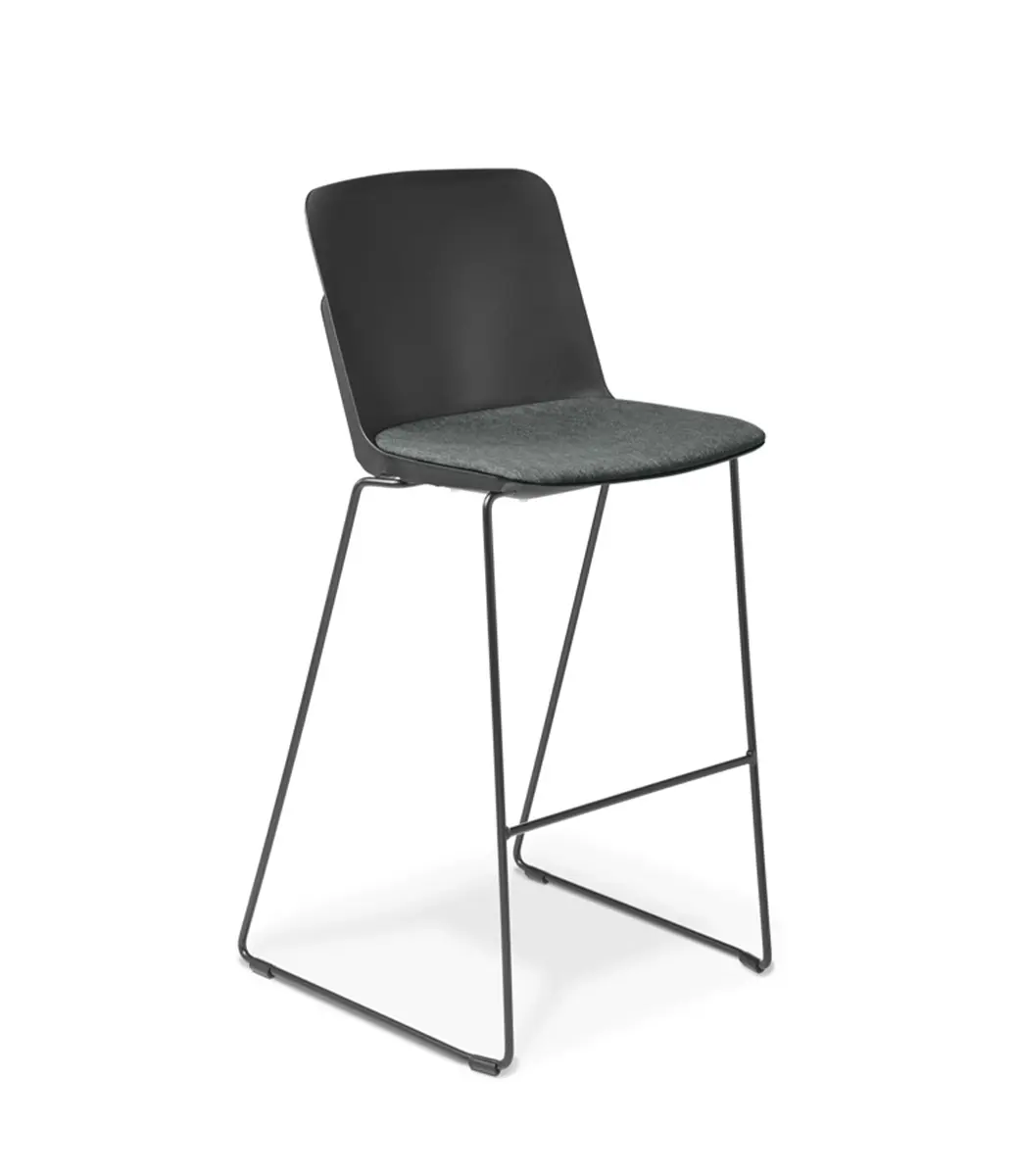 Scout Bar Stool Black Seat Pad Keylargo Anthracite Oc