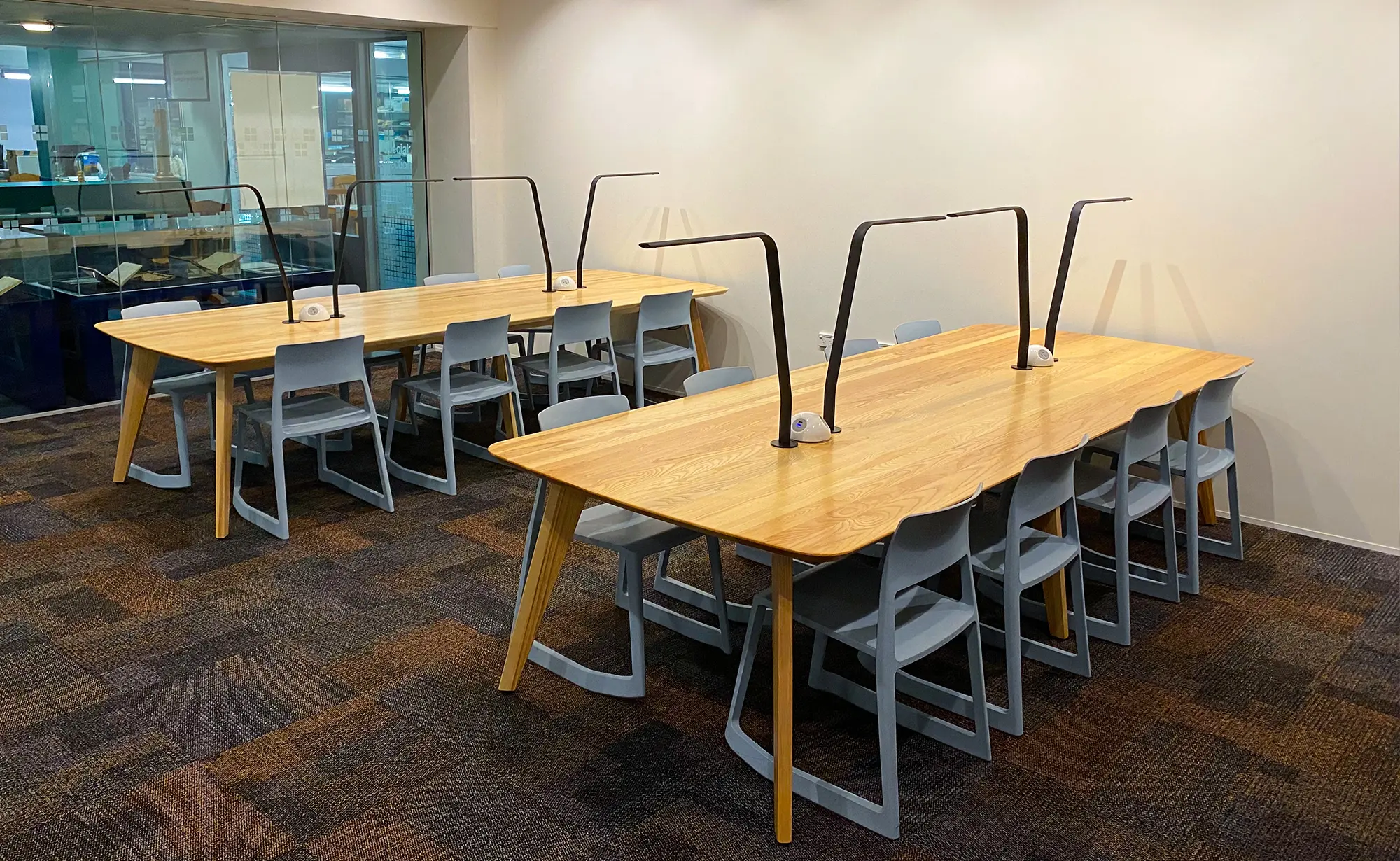 B109 Library Work Tables