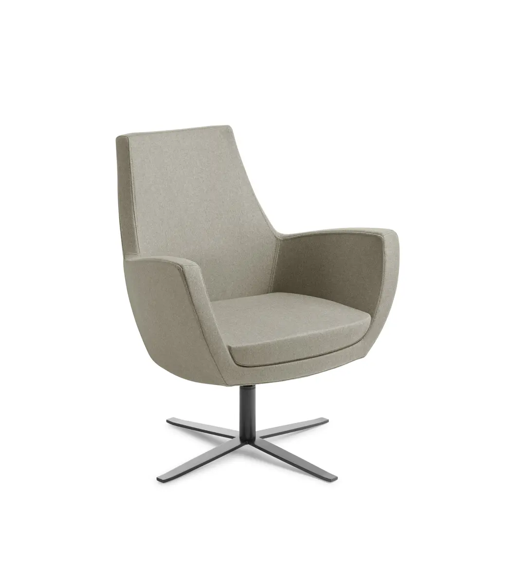 Treviso 4 Point Base Black Augustus Linen Oc