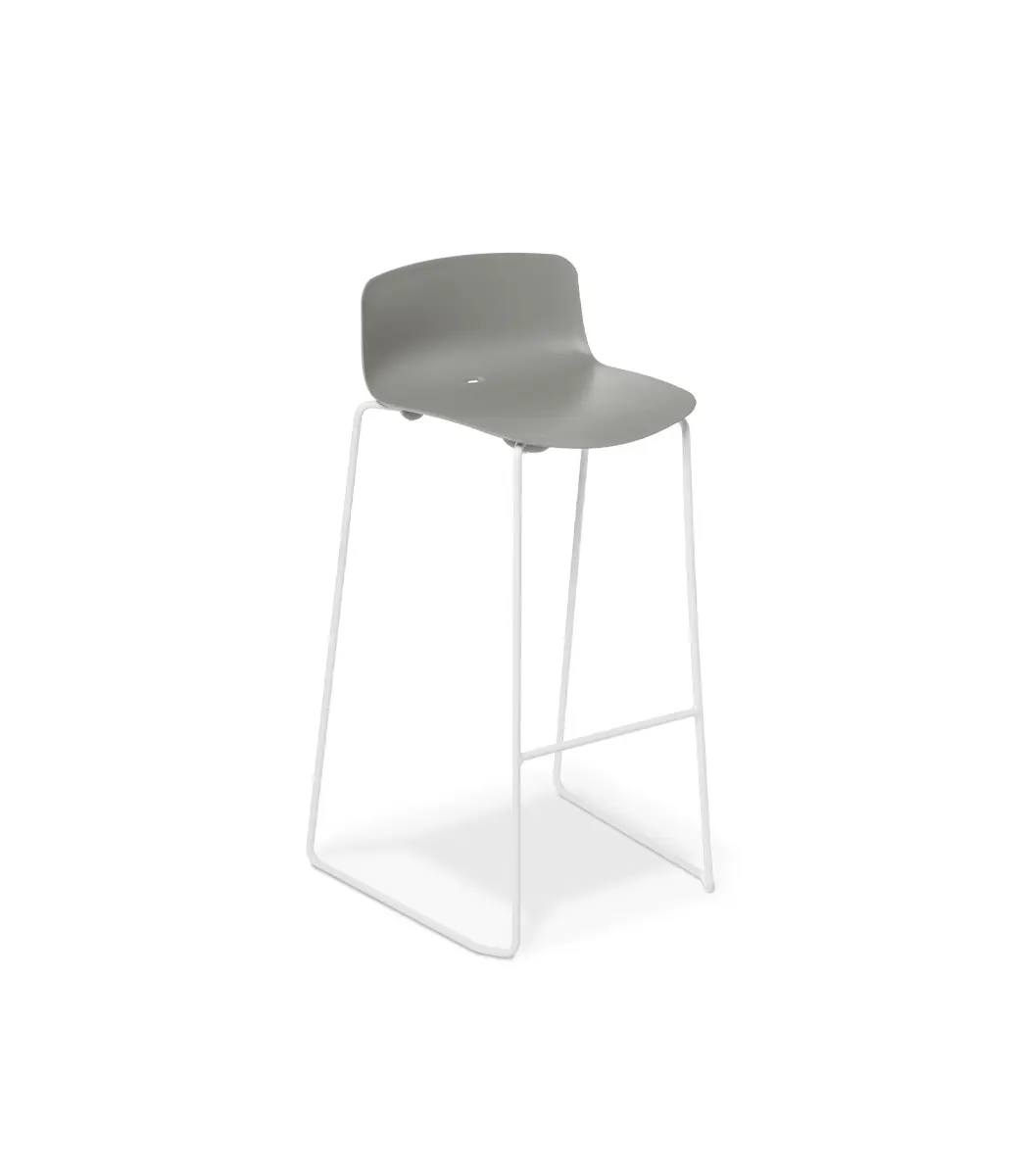 Coco Poly White Bar Stool
